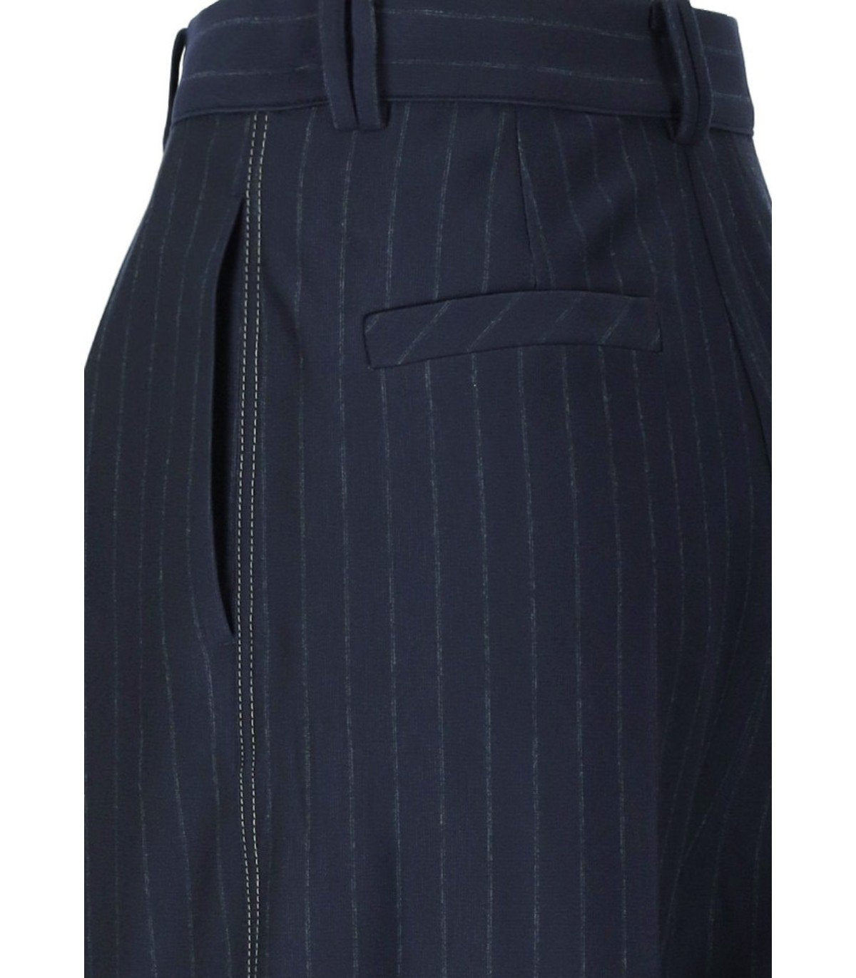 MM MAX MARA GELA NAVY BLUE PANTS