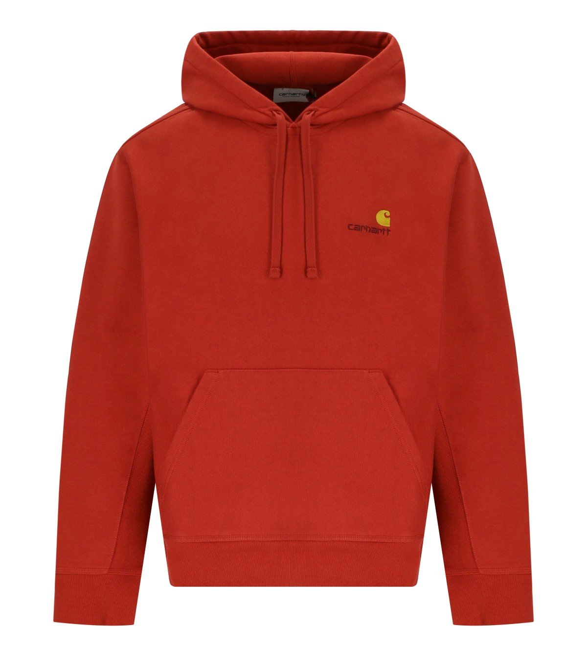 CARHARTT WIP AMERICAN SCRIPT OXIDE RED HOODIE