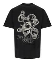 CARHARTT WIP S/S LINKED CHARMS BLACK T-SHIRT