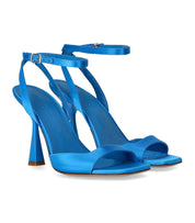 SERGIO LEVANTESI TANIA LIGHT BLUE HEELED SANDAL