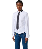 CAMISA BLANCA CON CORBATA ELISABETTA FRANCHI