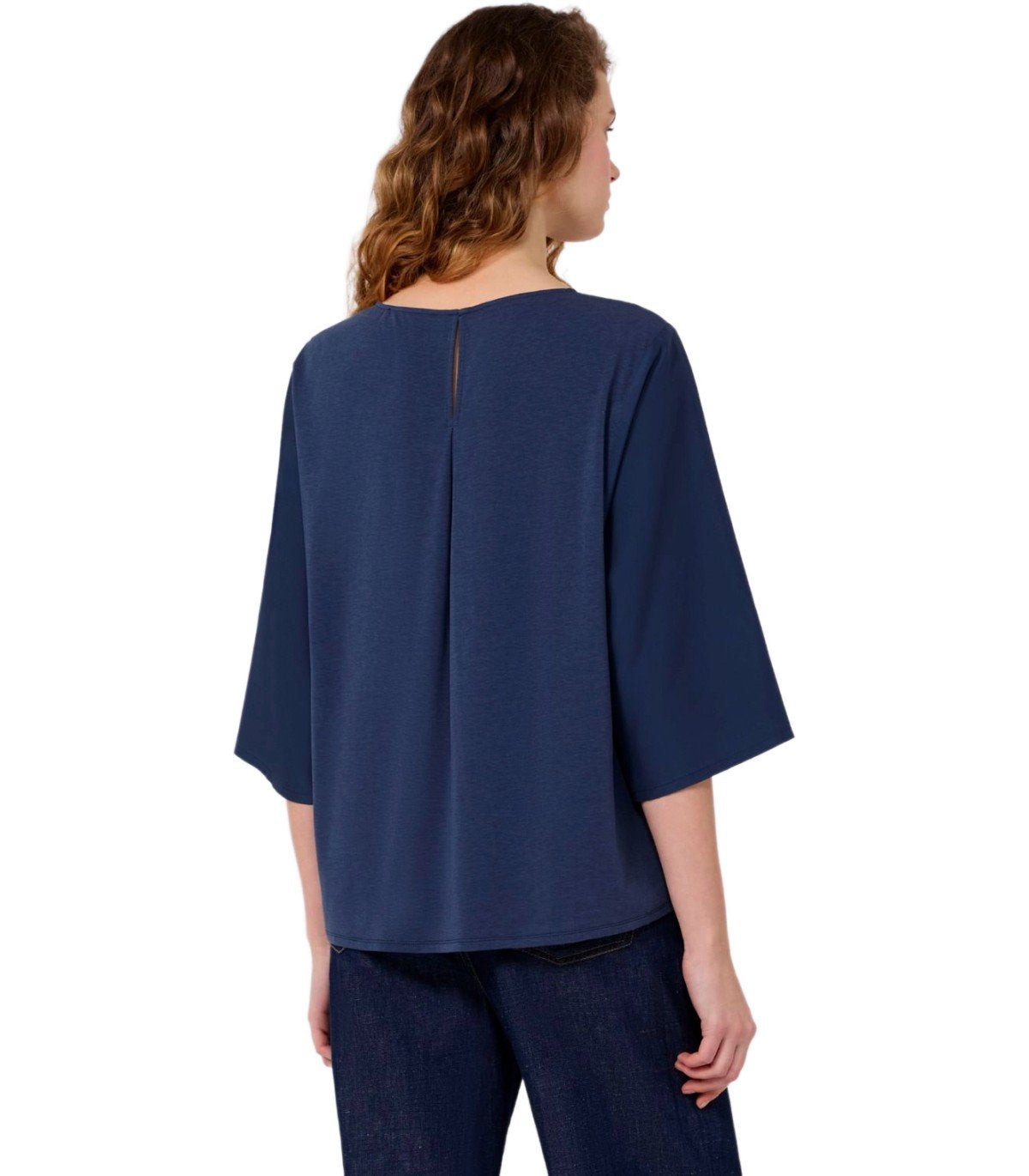 MAX MARA WEEKEND FASTOSO BLUE BLOUSE