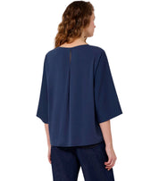 MAX MARA WEEKEND FASTOSO BLUE BLOUSE