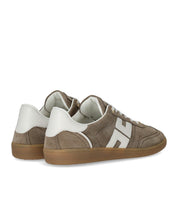 ELISABETTA FRANCHI BEIGE SNEAKER WITH LOGO