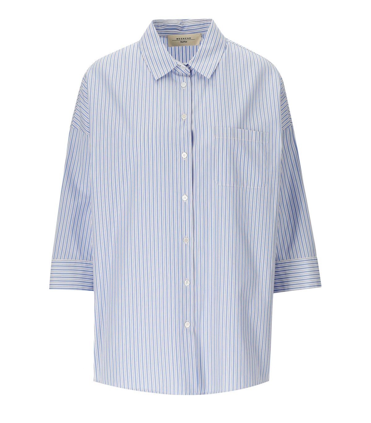 MAX MARA WEEKEND GIRALDA LIGHT BLUE SHIRT