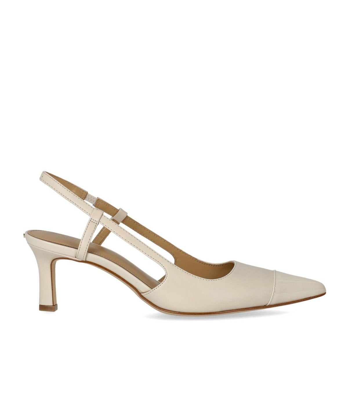 MICHAEL KORS ALORA LIGHT CREAM SLINGBACK PUMP