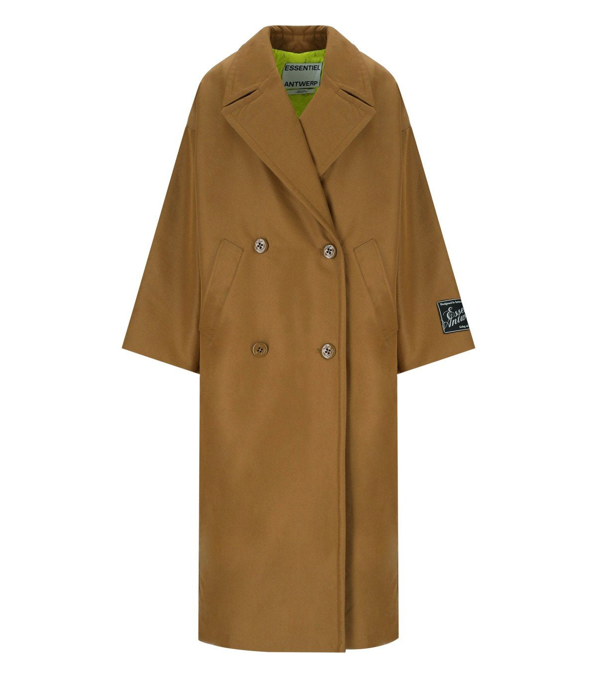 ESSENTIEL ANTWERP JOSJE BROWN TRENCH COAT
