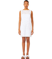 ROBE PESI MACRAME BLANCHE MAX MARA BEACHWEAR