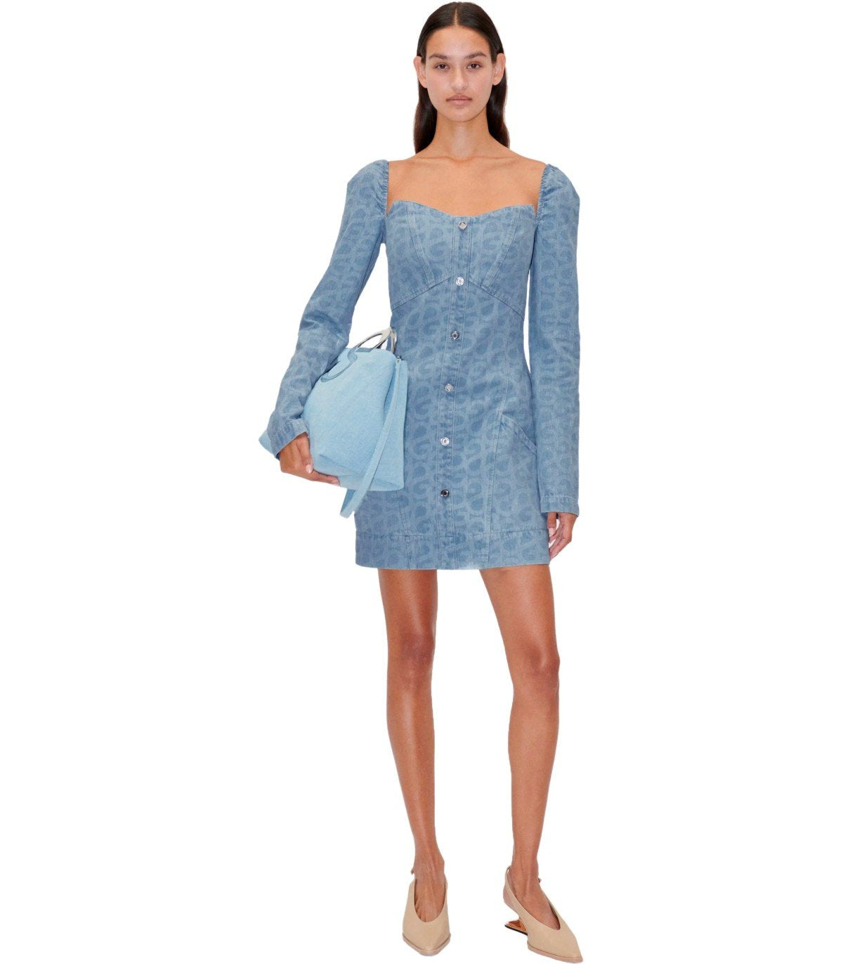 STINE GOYA KITTY DENIM KLEID
