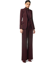 CHAQUETA DE BOTONADURA SENCILLA MERLOT ELISABETTA FRANCHI