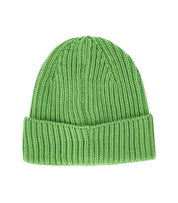 C.P. COMPANY GREEN RIBBED BEANIE