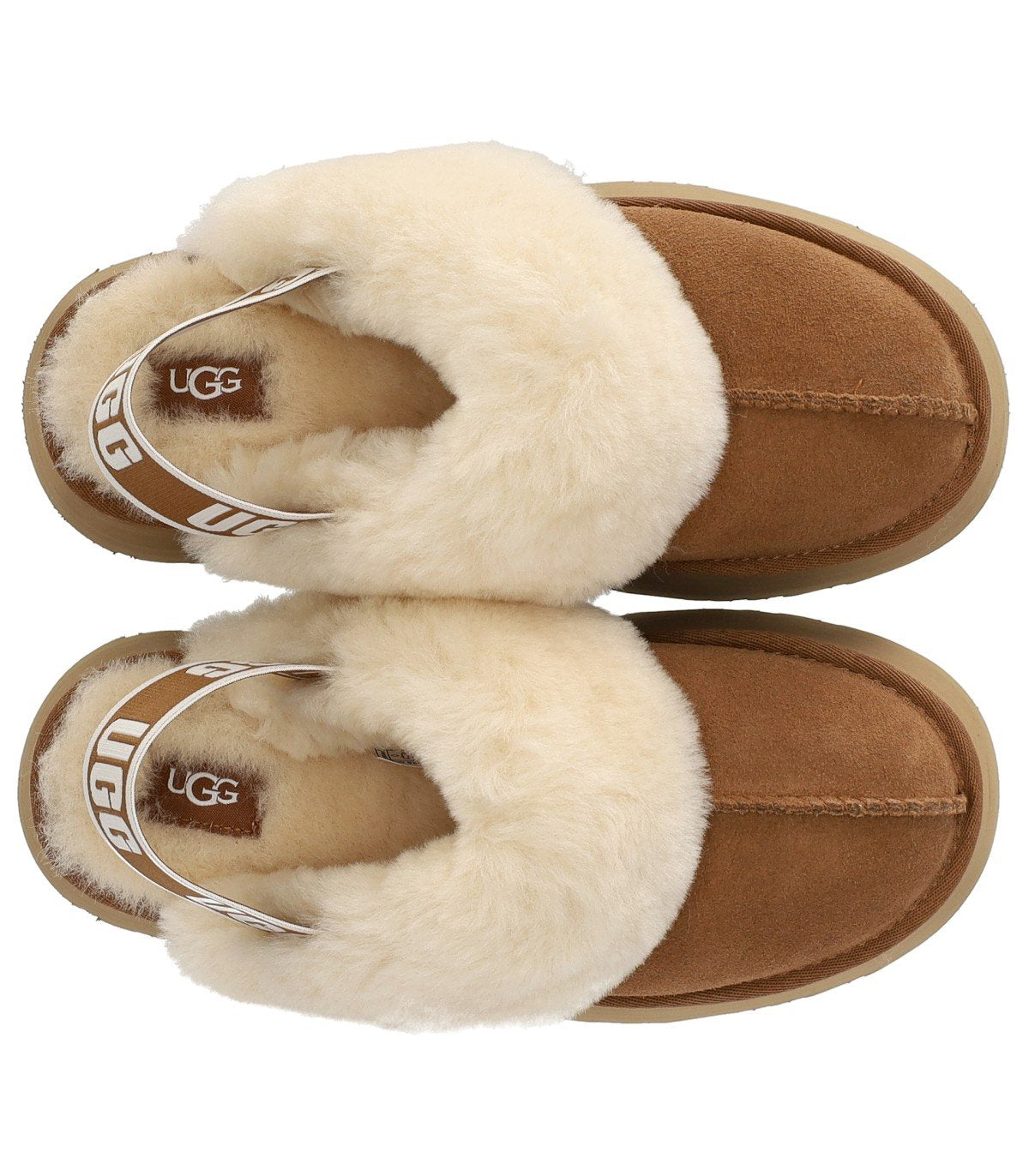 UGG FUNKETTE CHESTNUT SLIPPER