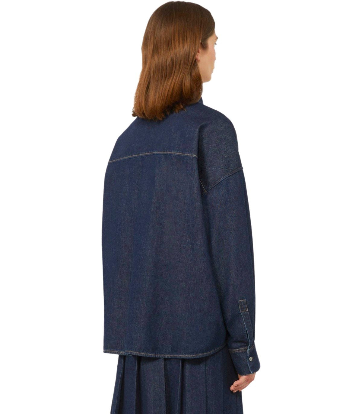 MAX MARA WEEKEND FOGGIA DARK BLUE SHIRT