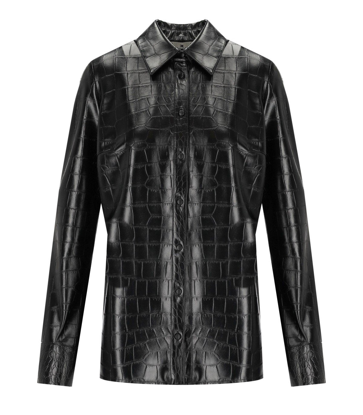 CAMISA NEGRA ESTAMPADA COCOCO ELISABETTA FRANCHI