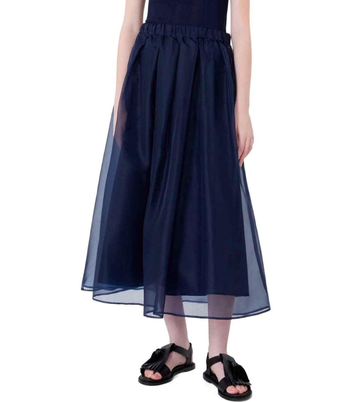 JUPE VISINO BLEUE MAX MARA WEEKEND