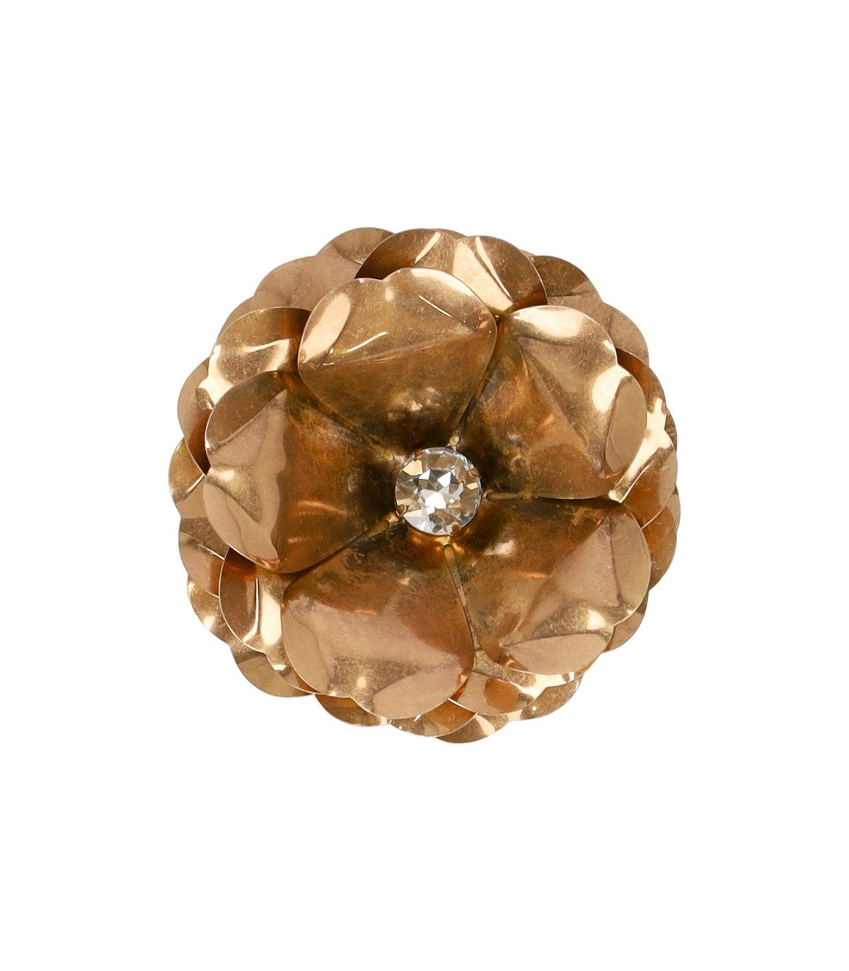 MAX MARA WEEKEND CIVADA BRONZE BROOCH