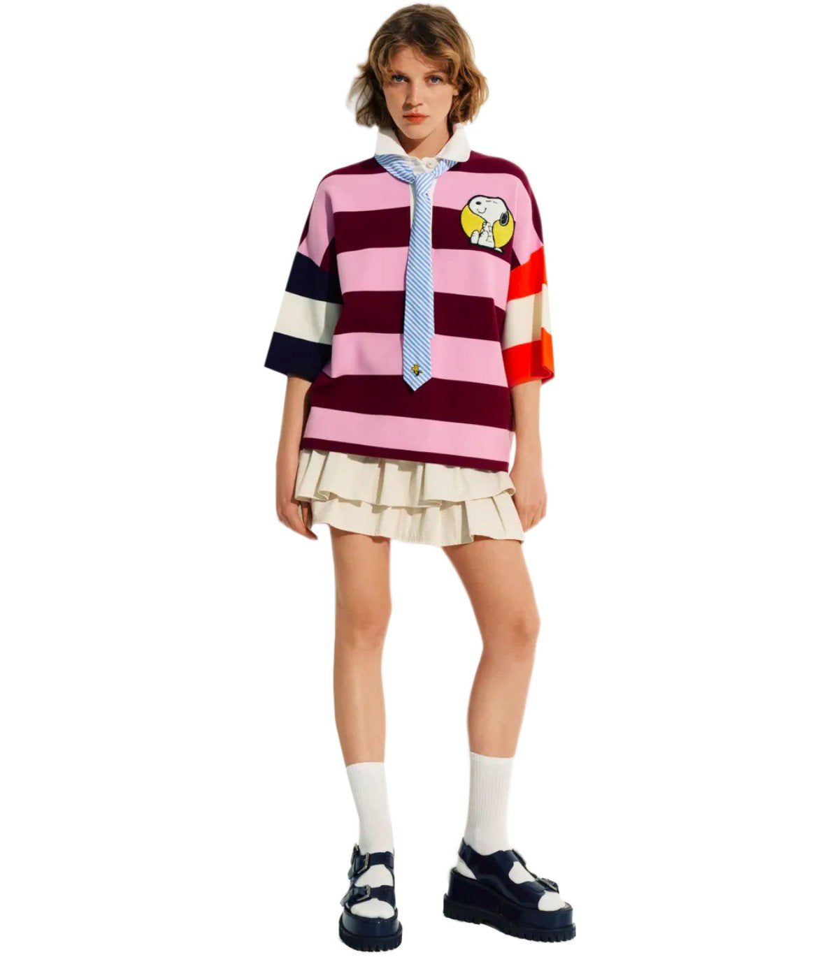 ESSENTIEL ANTWERP JICE MULTICOLORED POLOSHIRT