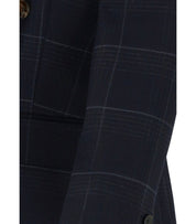 BLAZER DOPPIOPETTO EFEDRA CHECK BLU MARELLA