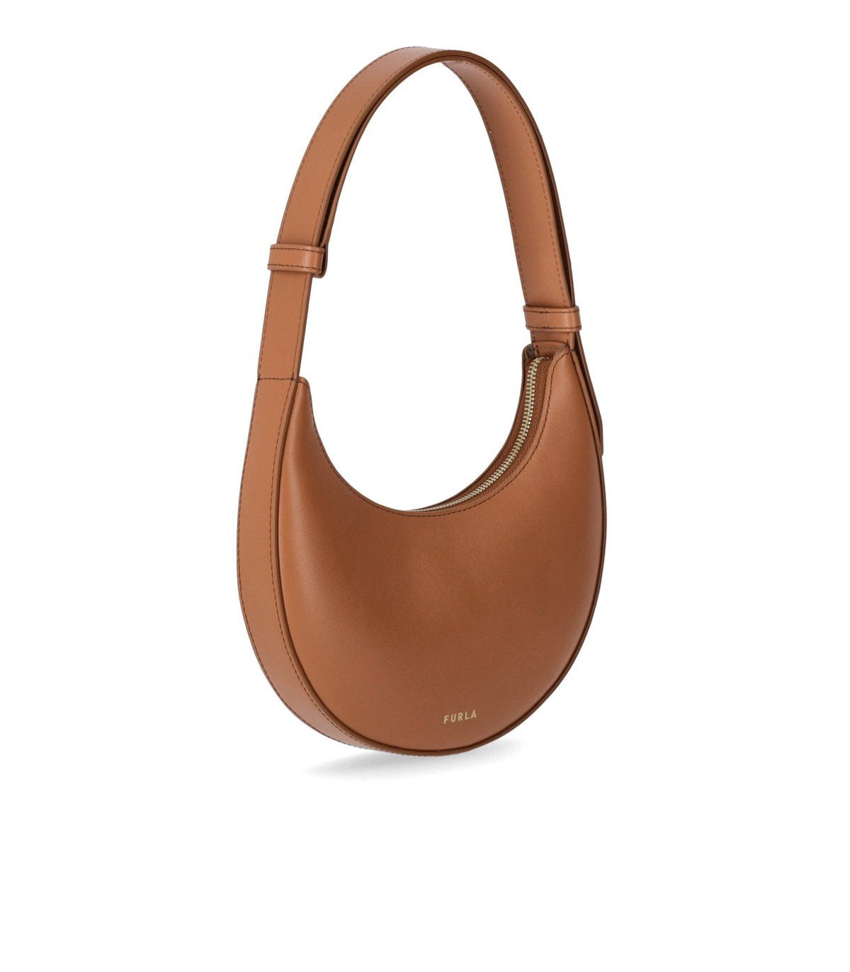 FURLA DELIZIA MINI BRANDY SHOULDER BAG