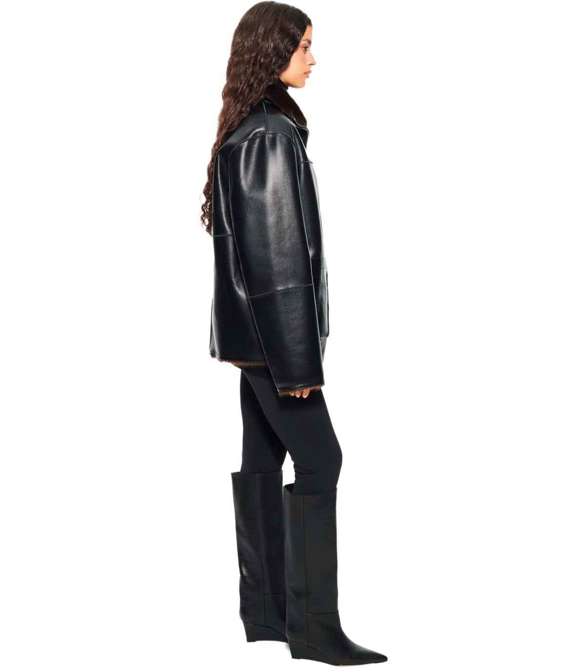 VESTE RÉVERSIBLE BRELLA NOIRE STAND STUDIO