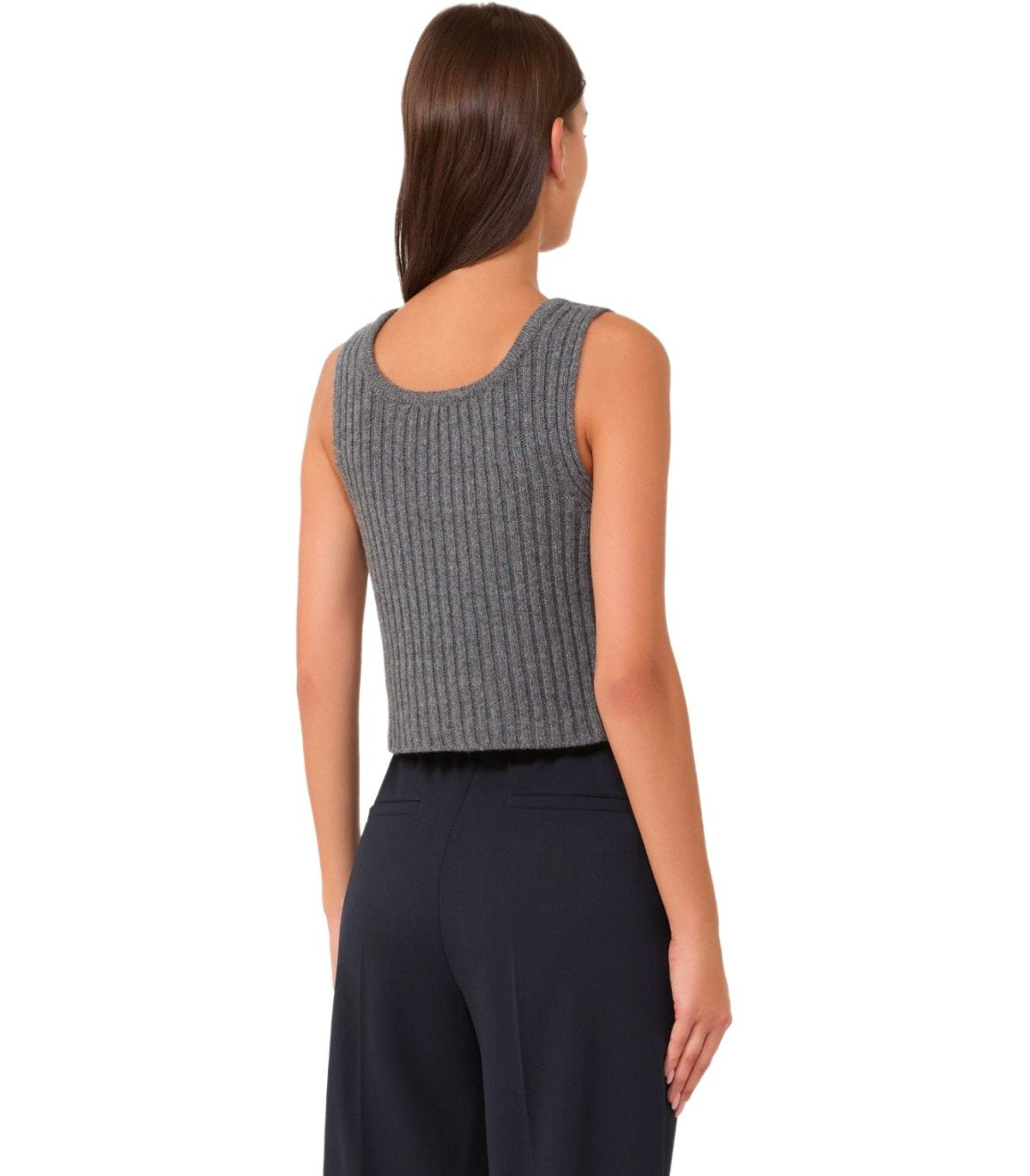 MAX MARA WEEKEND ZURCA ANTHRACITE GREY TOP