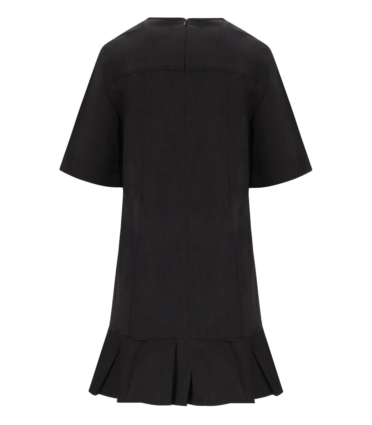 GANNI BLACK STRETCH MINI DRESS