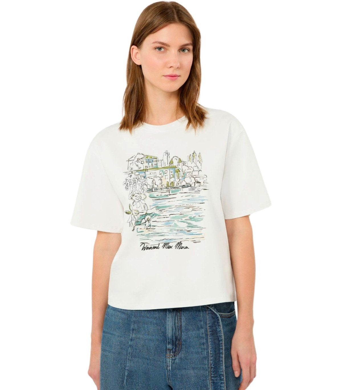 T-SHIRT SALA BIANCA MAX MARA WEEKEND