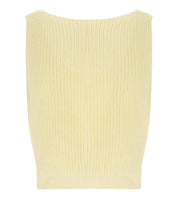 K.K. YELLOW KNITTED TOP