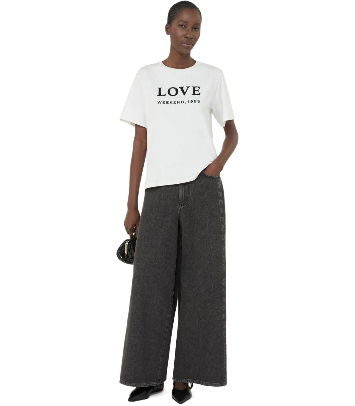 JEANS VORTICE NERO MAX MARA WEEKEND