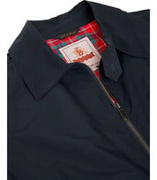 BARACUTA G18 NAVY BLUE BOMBER JACKET