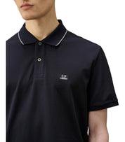 C.P. COMPANY STRETCH PIQUET TOTAL ECLIPSE POLO SHIRT