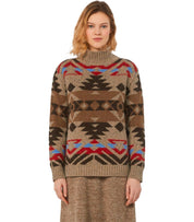 MAGLIONE LUPETTO ERITREA MARRONE MAX MARA WEEKEND