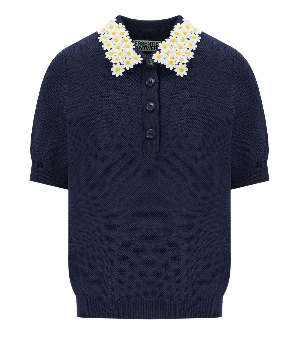 ESSENTIEL ANTWERP JEMBER BLUE POLO SHIRT