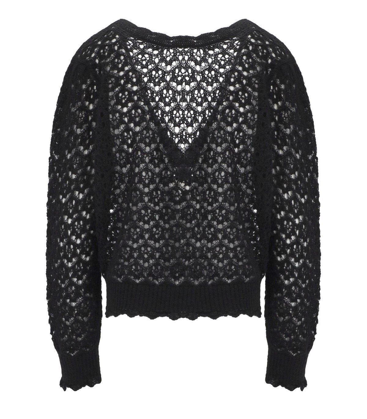 MAGLIONE TRAFORATO NERO TWINSET