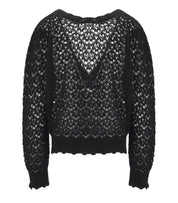 MAGLIONE TRAFORATO NERO TWINSET