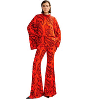 ESSENTIEL ANTWERP JODIE ORANJE FLARE BROEK