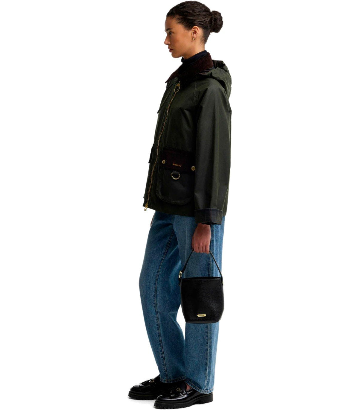 GIACCA CARVILLE WAX VERDE BARBOUR