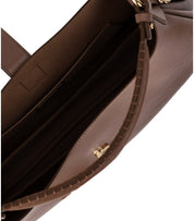 GANNI KAT SMALL COCA MOCHA SHOULDER BAG