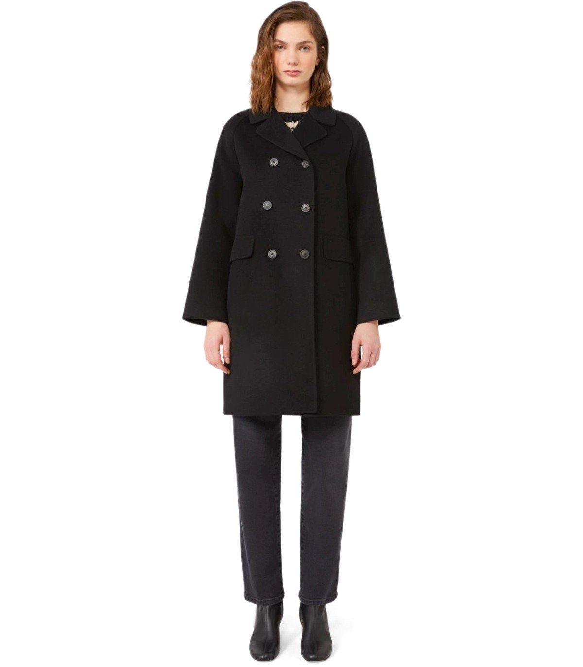 CAPPOTTO DOPPIOPETTO ZOLFO NERO MAX MARA WEEKEND
