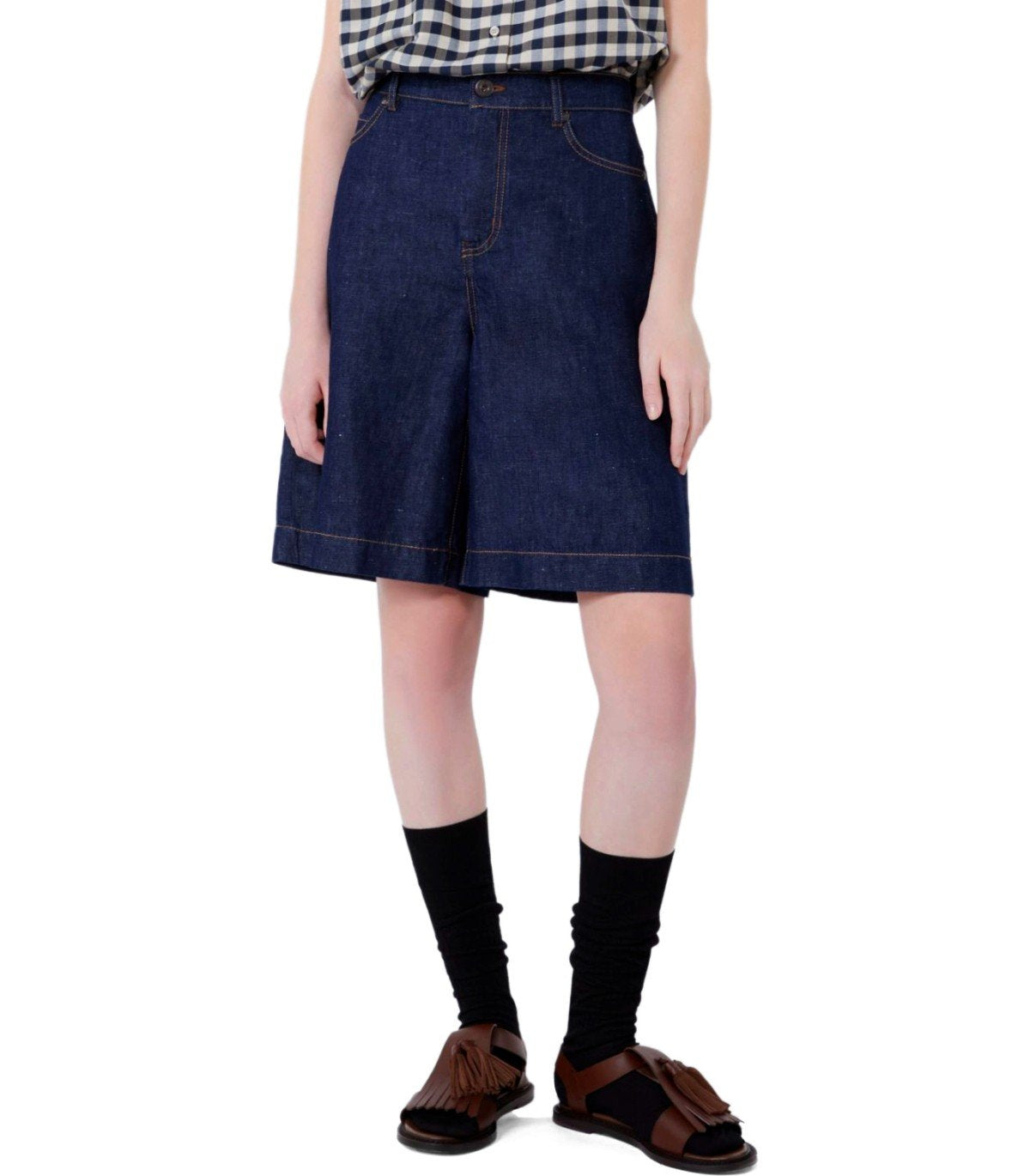 MAX MARA WEEKEND OZONO BLUE BERMUDA SHORTS