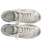 SNEAKER PRSX METAL PAILLETTES BIANCA PHILIPPE MODEL
