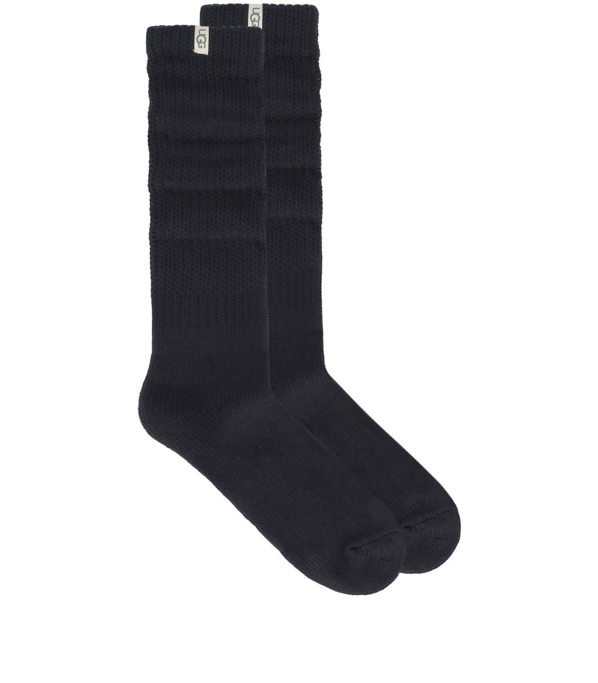 UGG TYLA SLOUCHY CREW II BLACK SOCKS