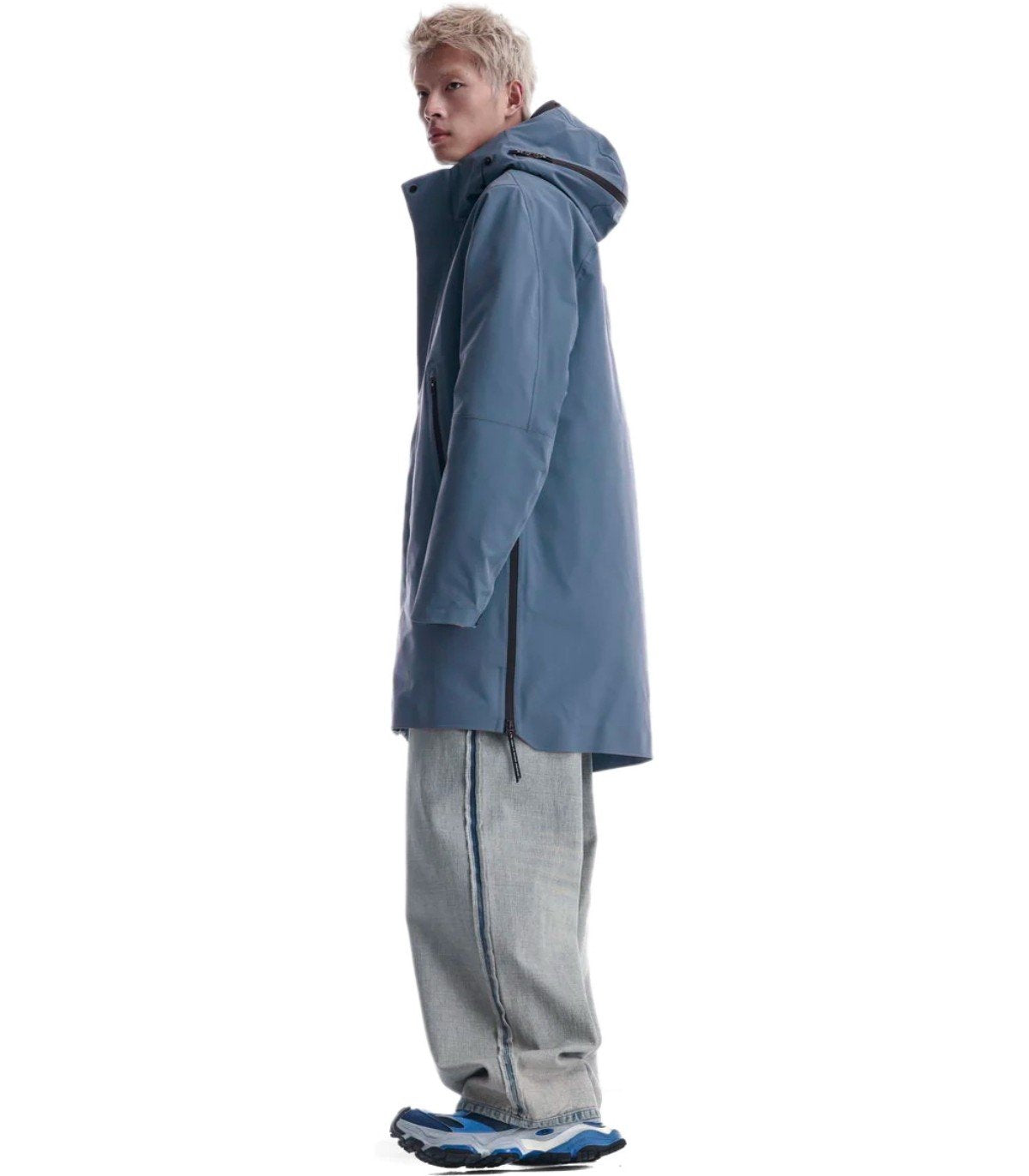 KRAKATAU PLANCK RETRO BLUE PARKA