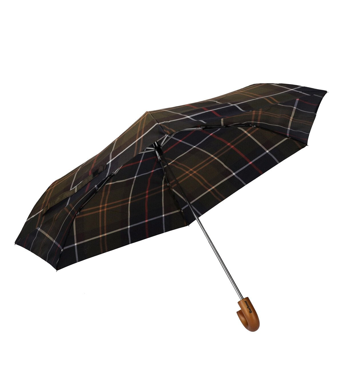 BARBOUR TARTAN MINI REGENSCHIRM