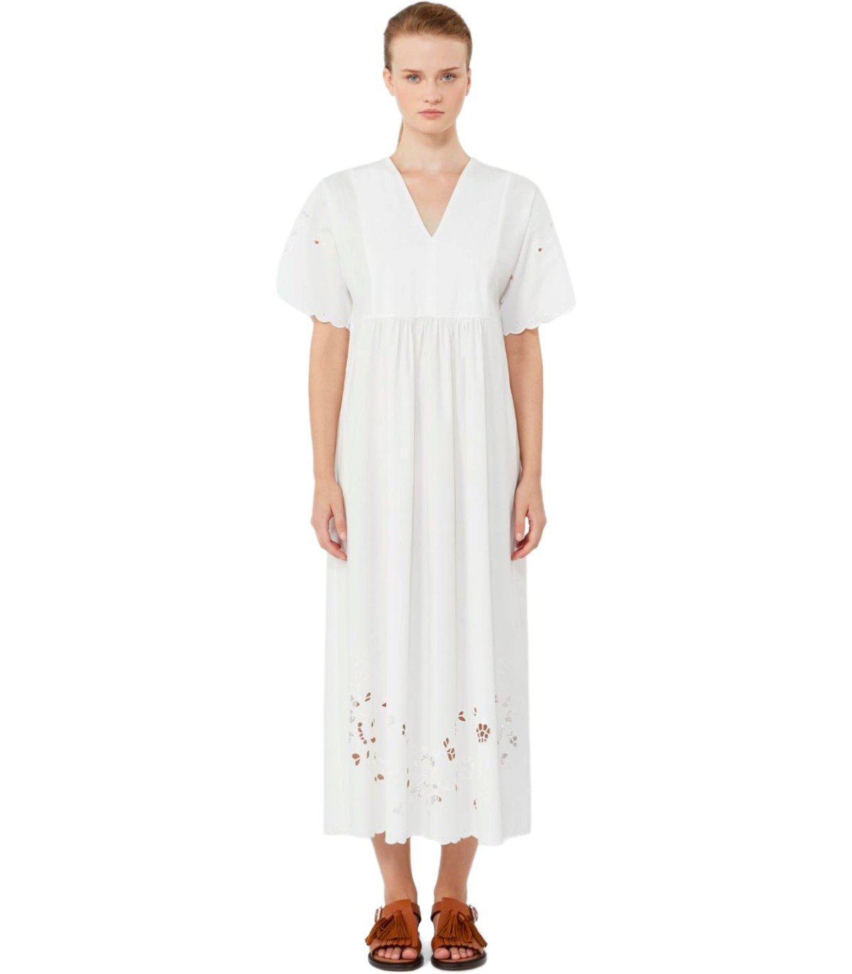 MAX MARA WEEKEND TARTUFO WEISSES KLEID