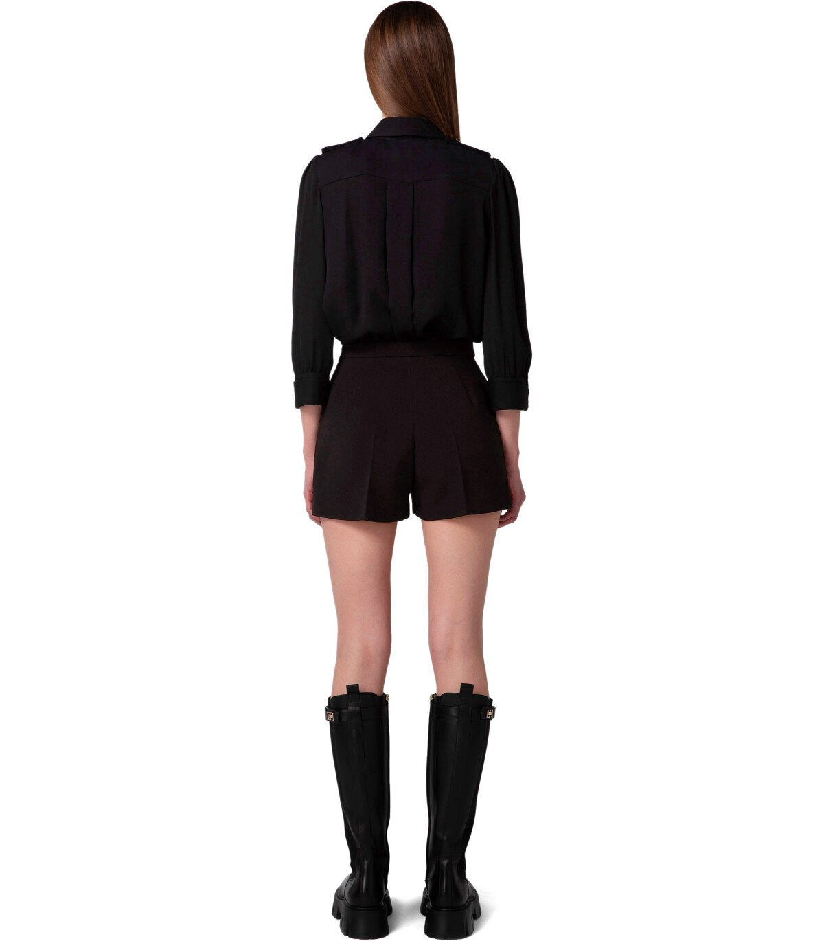 CAMICIA CON FIOCCO NERA ELISABETTA FRANCHI