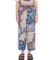 MAX MARA WEEKEND WEST BLUE PANTS
