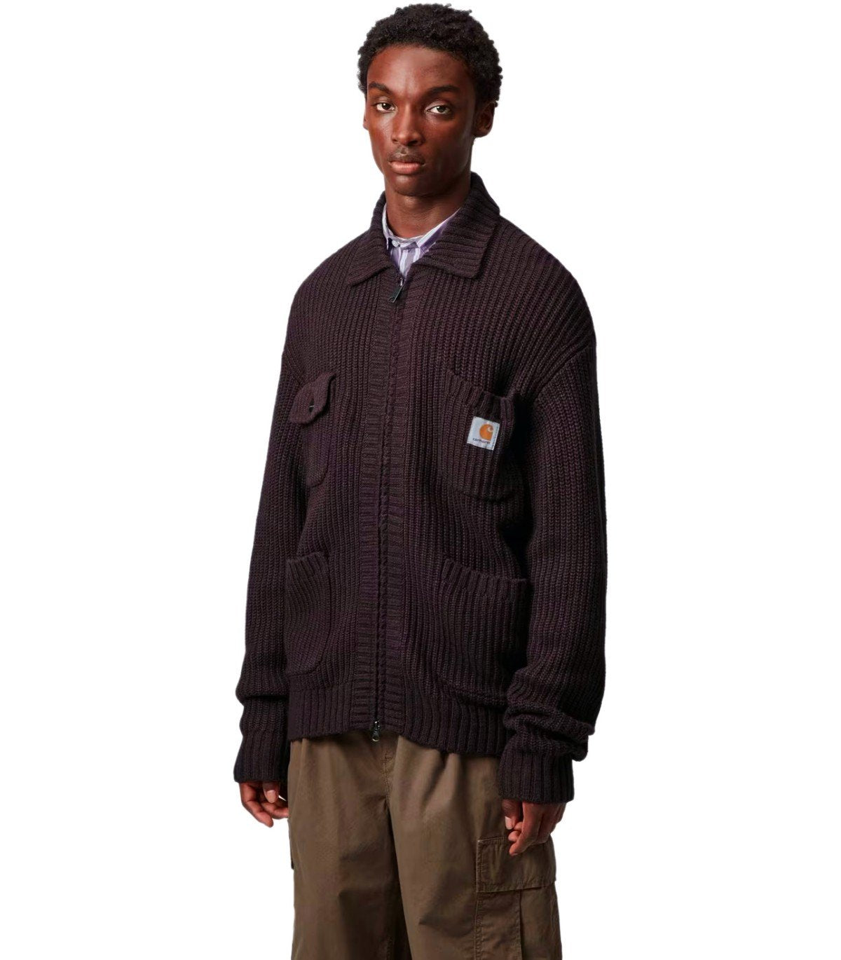 CARHARTT WIP CHORE PALISANDER CARDIGAN