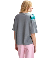 ESSENTIEL ANTWERP JILLY GREY T-SHIRT