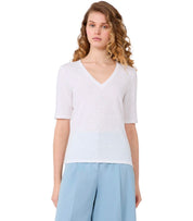 MAX MARA WEEKEND OPZIONE WHITE T-SHIRT